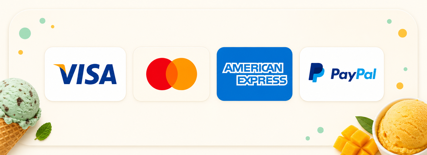 Métodos de pago compatibles con Hotmart: Visa, Mastercard, American Express y PayPal